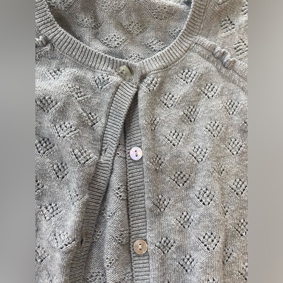 DEUX PAR DEUX 🇨🇦 Open-Stitch Cardigan / 10/11 🪡 - Picture 7 of 8
